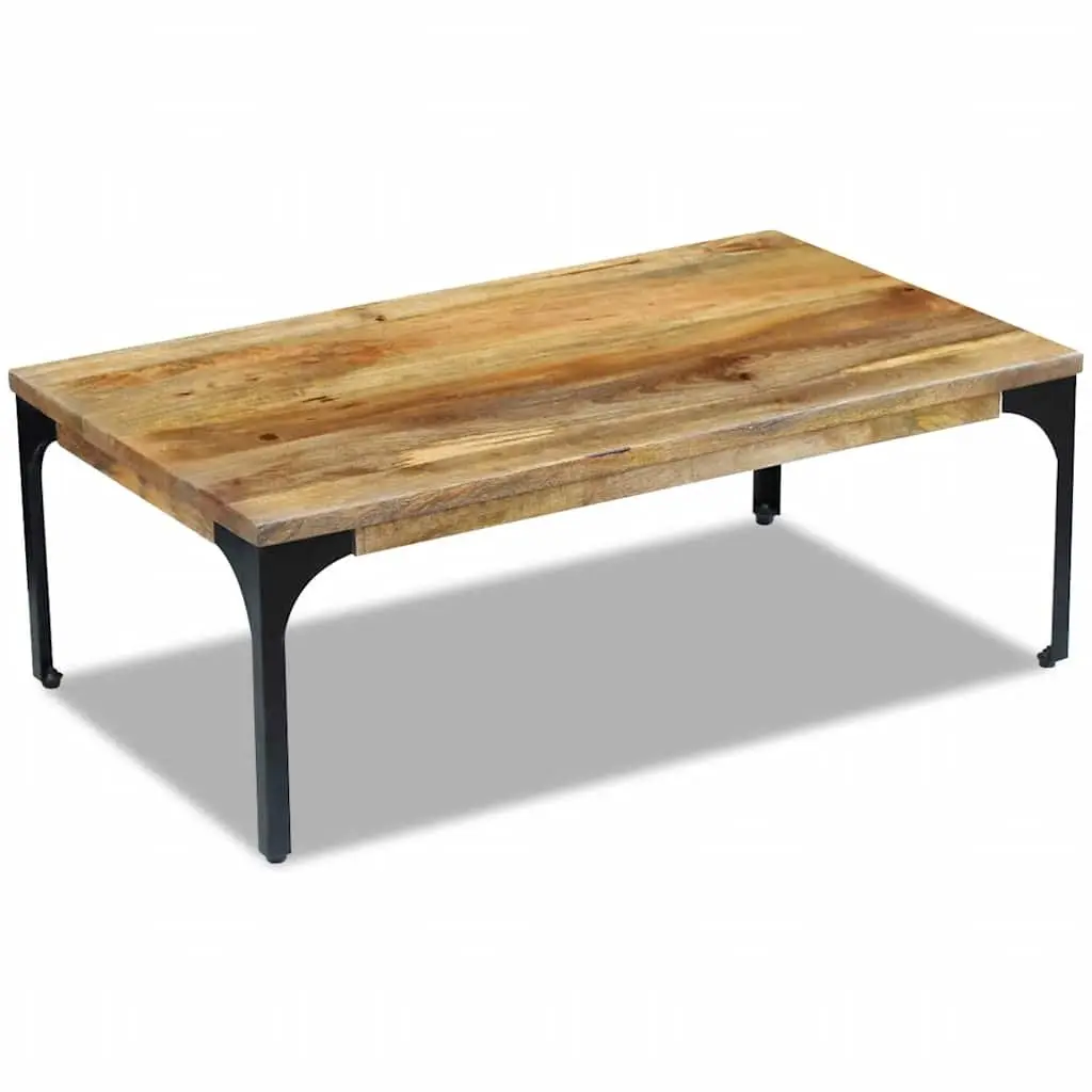 Brown Wooden Coffee Table 100x60x35 cm