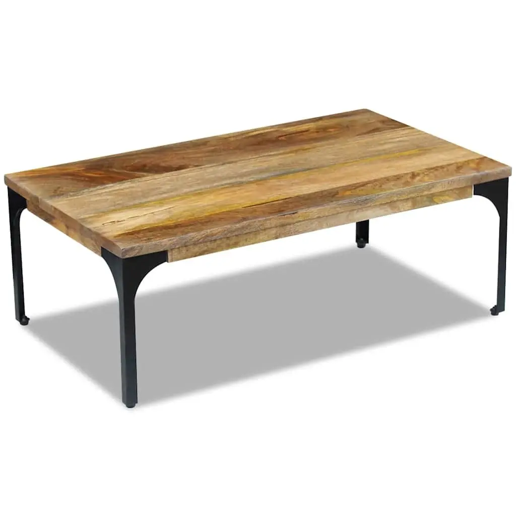 Brown Wooden Coffee Table 100x60x35 cm
