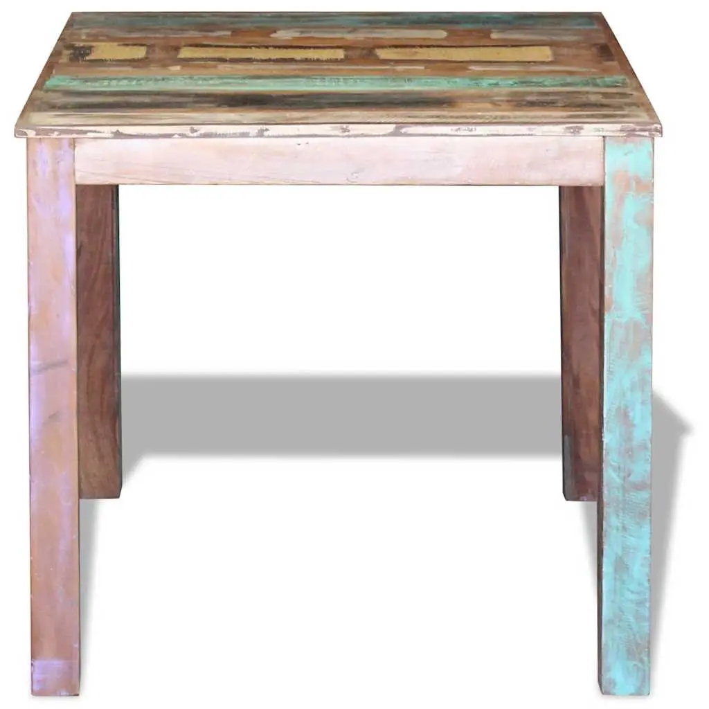 Antique-Style Solid Reclaimed Wood Dining Table