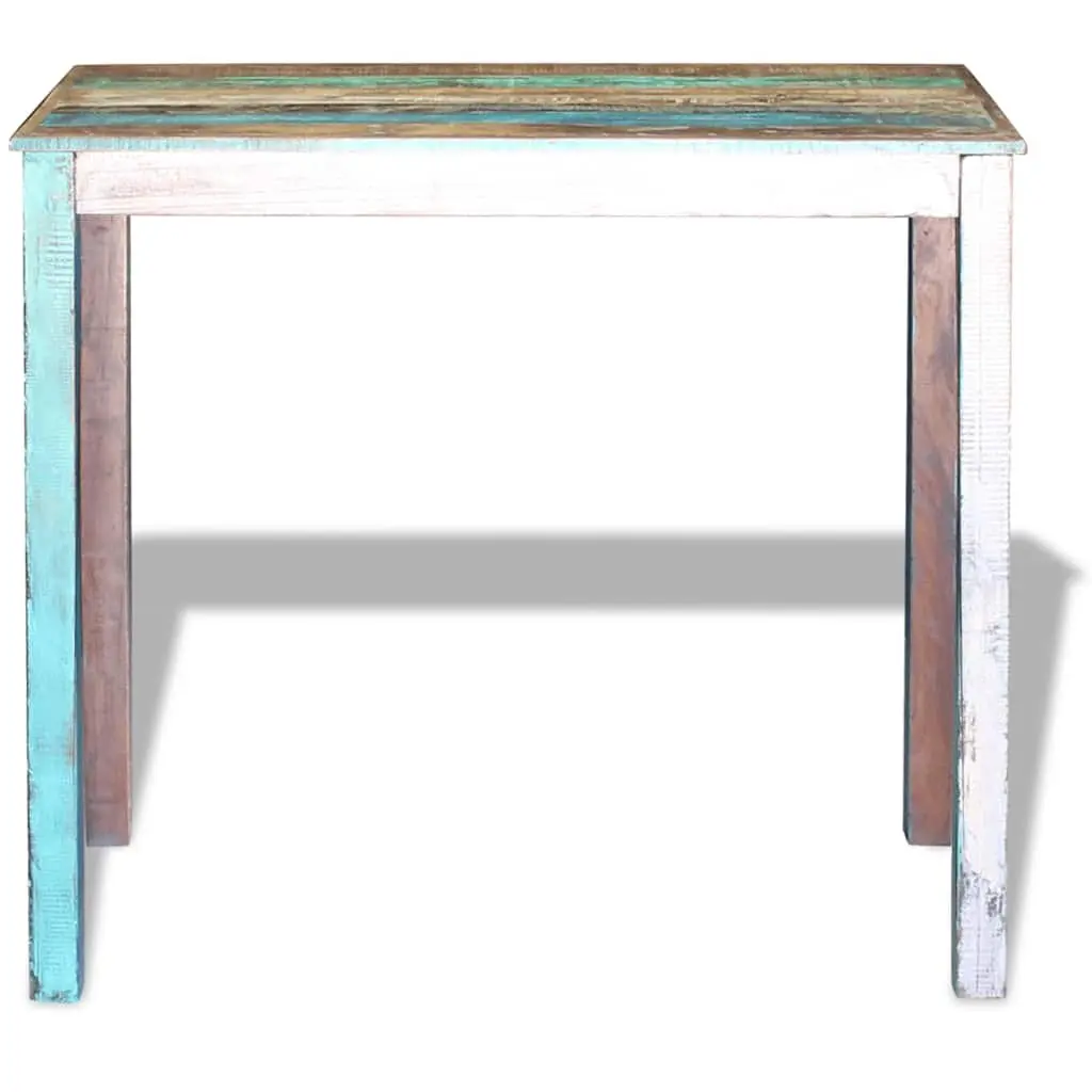 Solid Reclaimed Wood Bar Table for Dining and Kitchen