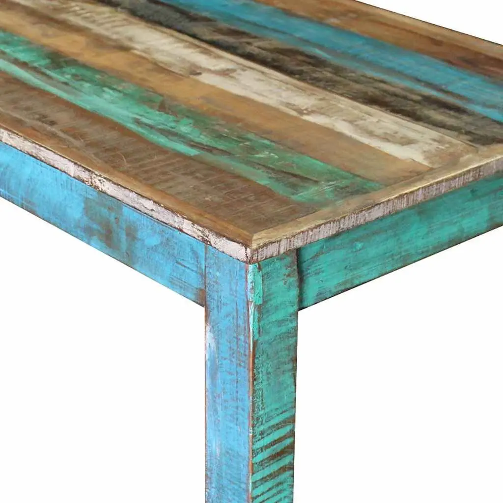 Solid Reclaimed Wood Bar Table for Dining and Kitchen