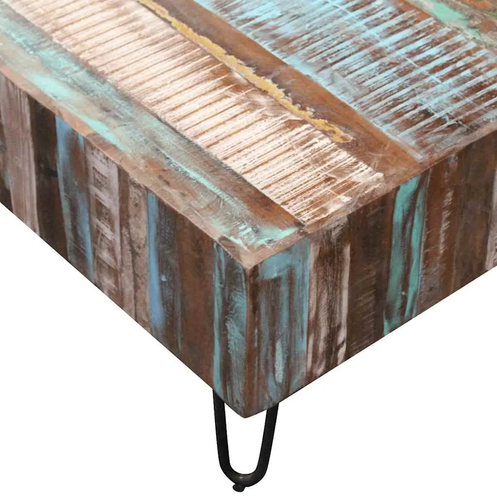 Handmade Retro Coffee Table in Solid Reclaimed Wood
