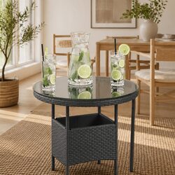 Premium 400mm Round Tempered Glass Table Top