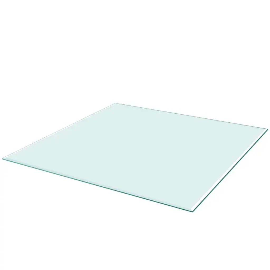 Square Tempered Glass Table Top for Dining and Coffee