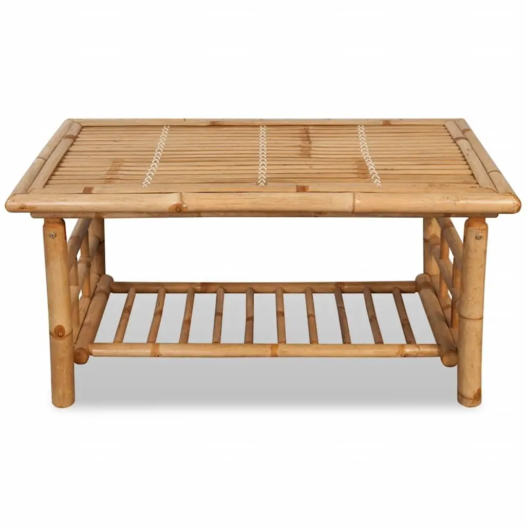 Coffee Table Bamboo 90x50x45cm Brown