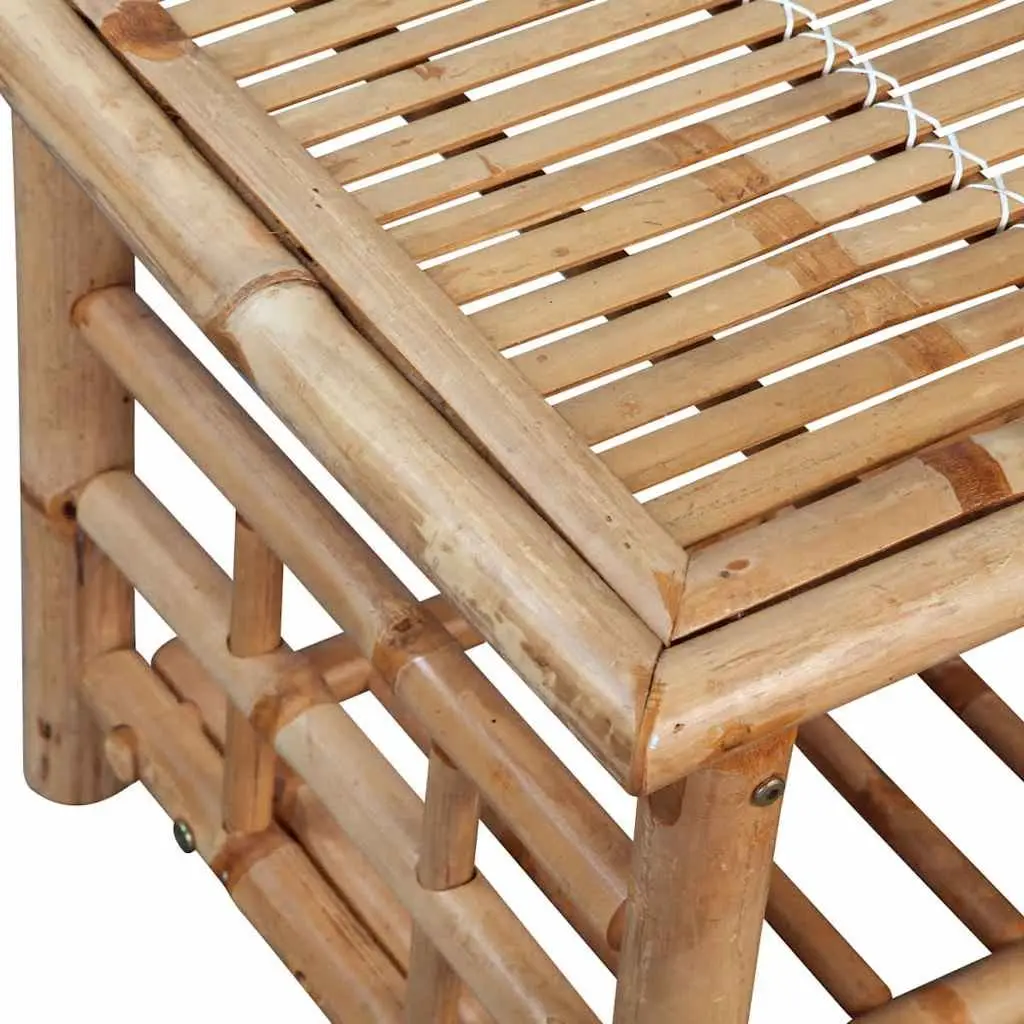 Coffee Table Bamboo 90x50x45cm Brown