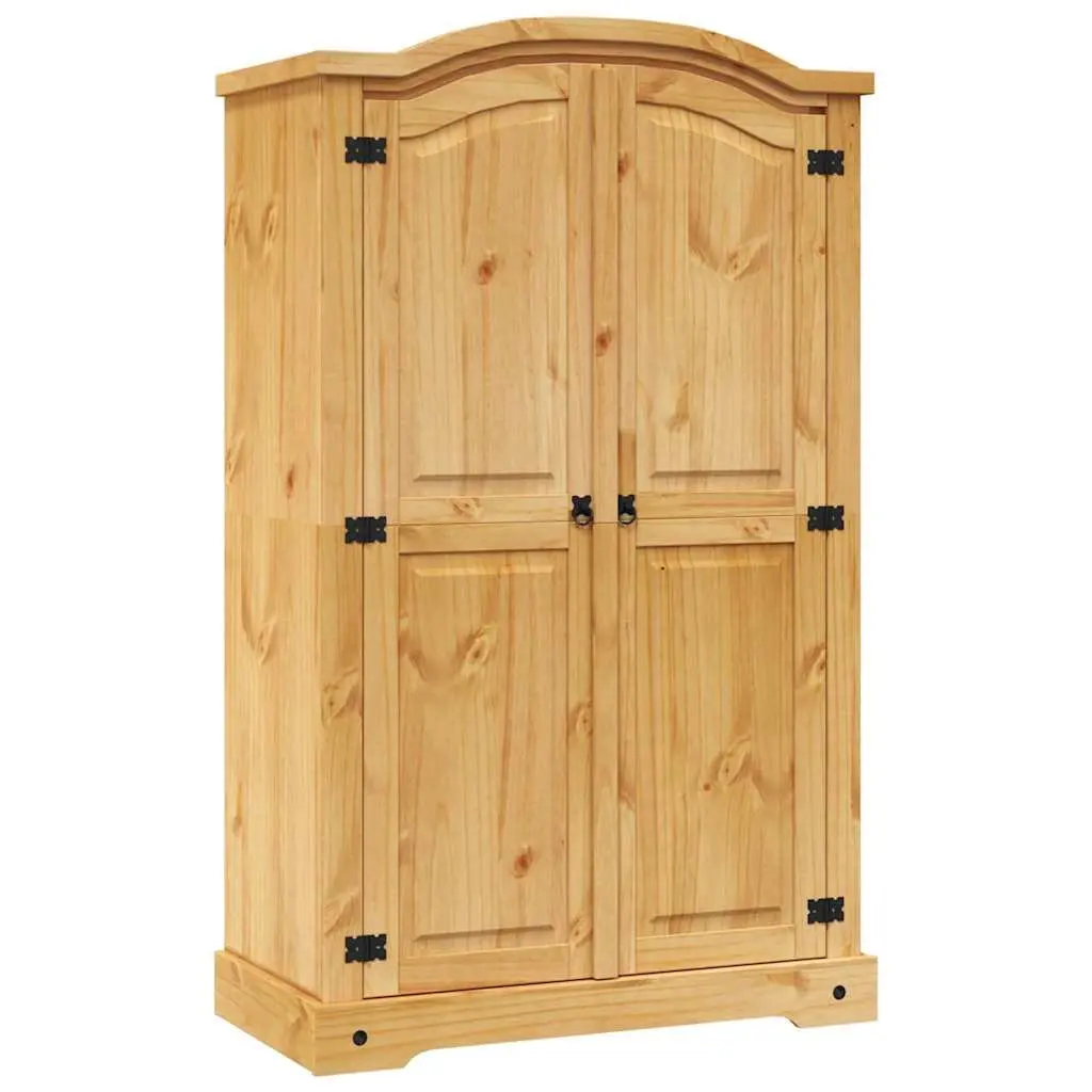 2-Door Mexican Corona Style Wooden Wardrobe
