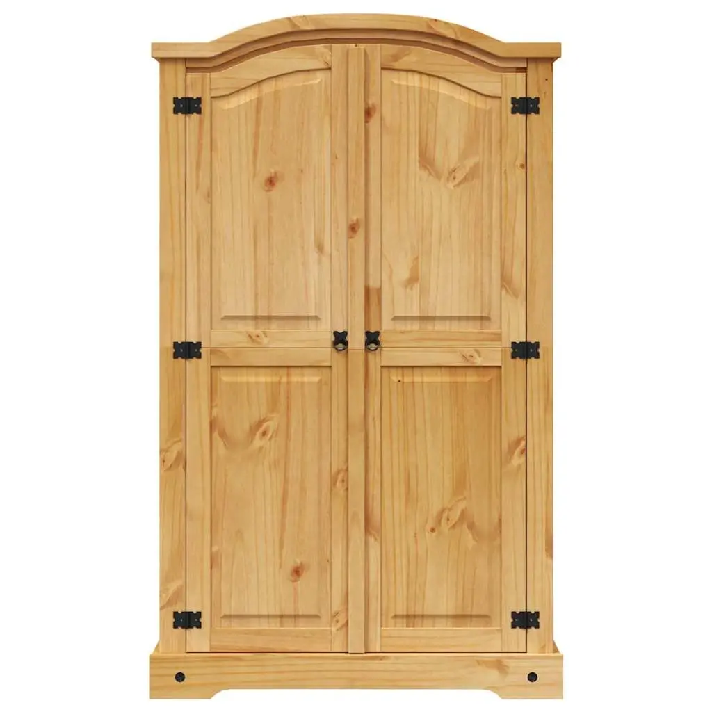 2-Door Mexican Corona Style Wooden Wardrobe