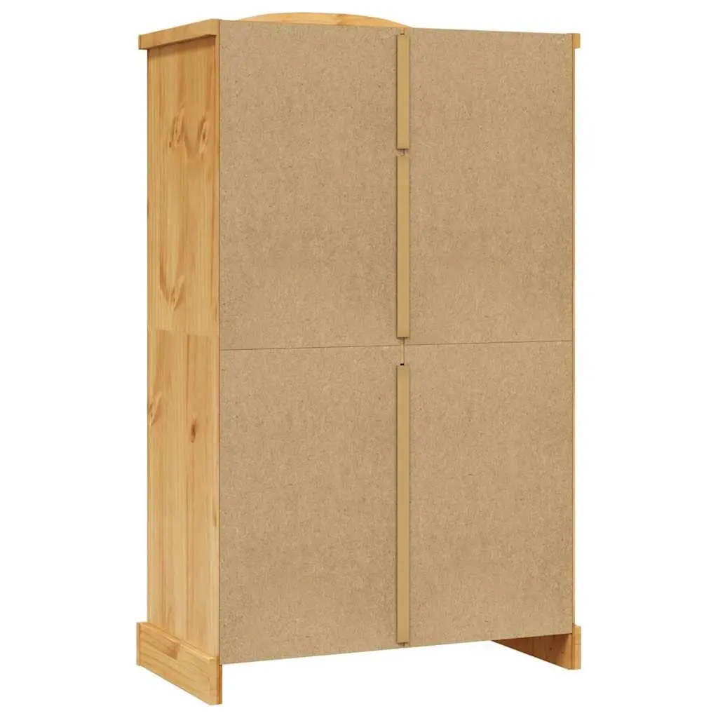 2-Door Mexican Corona Style Wooden Wardrobe
