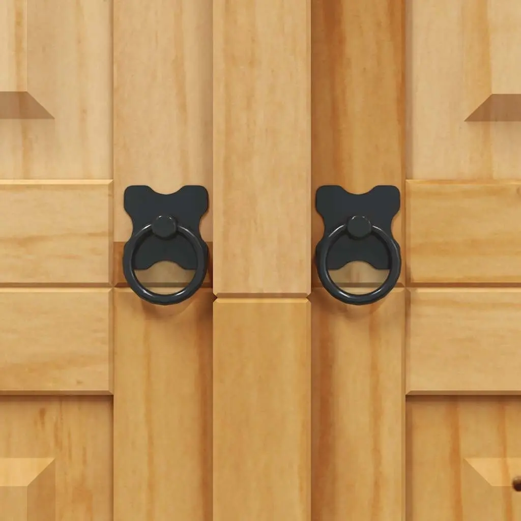 2-Door Mexican Corona Style Wooden Wardrobe