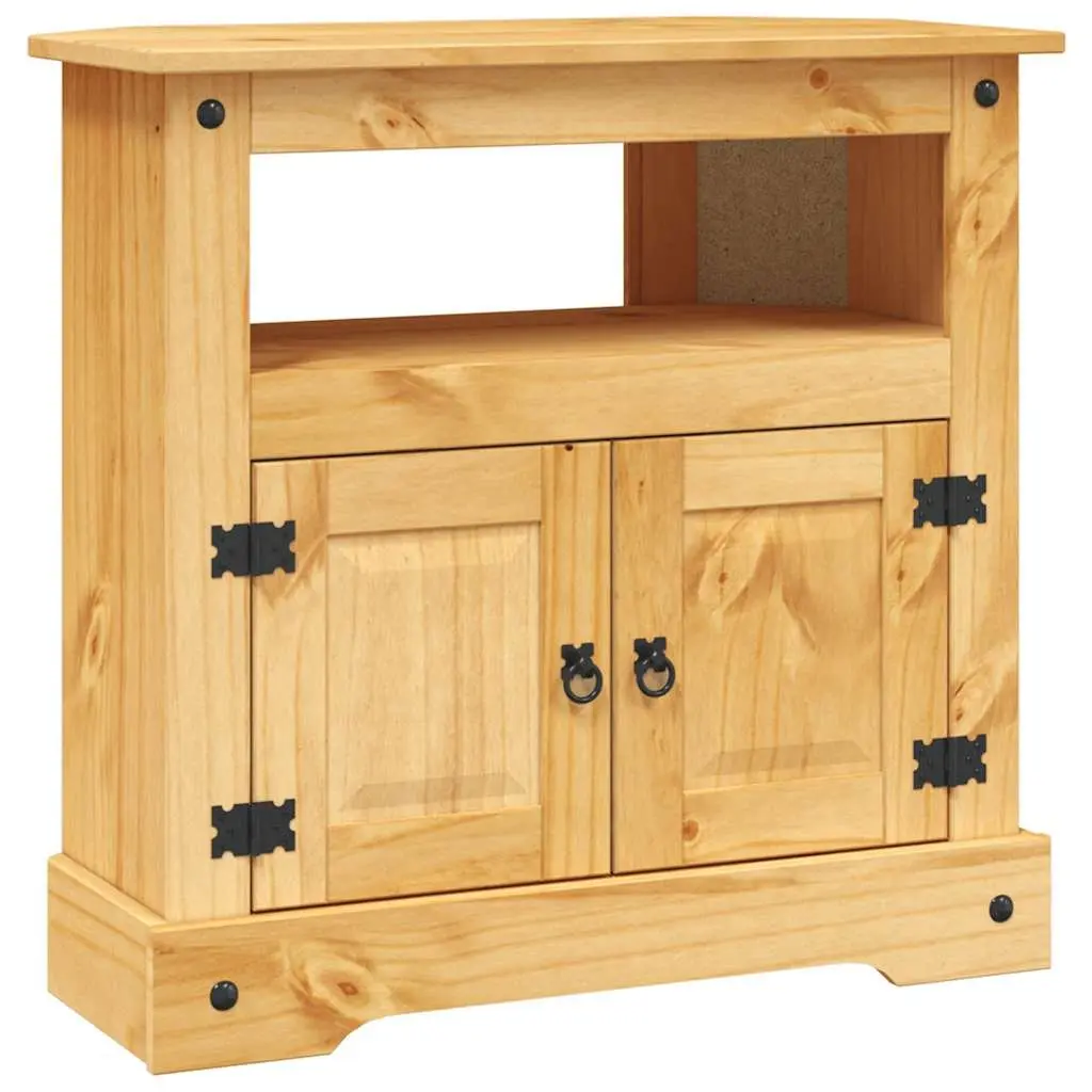 Console Table Solid Pinewood 80W x 43D x 78H cm Brown Mexican Corona Style