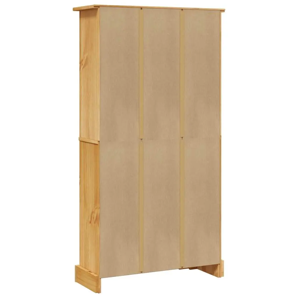 4-Tier Bookcase Wooden Brown Storage Unit Shelving Display 80 x 29 x 150 cm