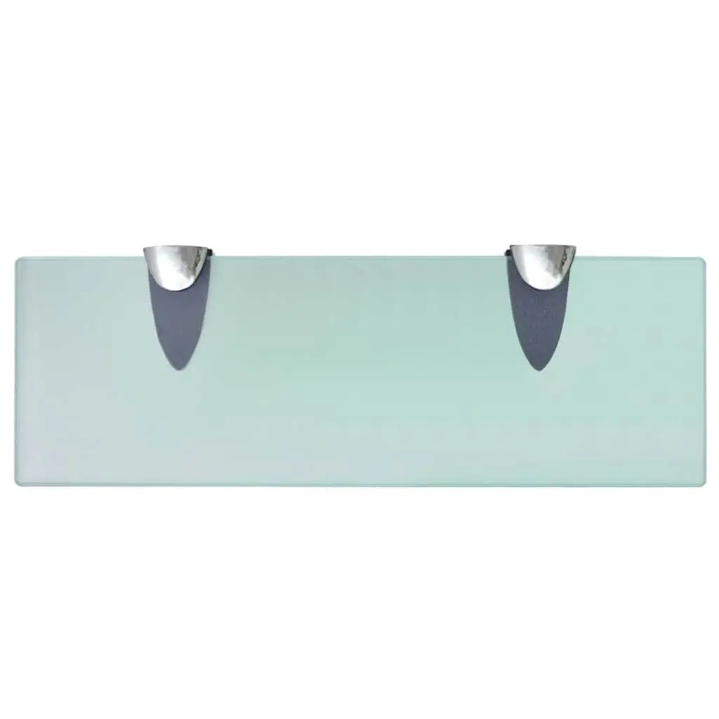 Floating Wall Shelf Tempered Glass 30x10 cm Transparent