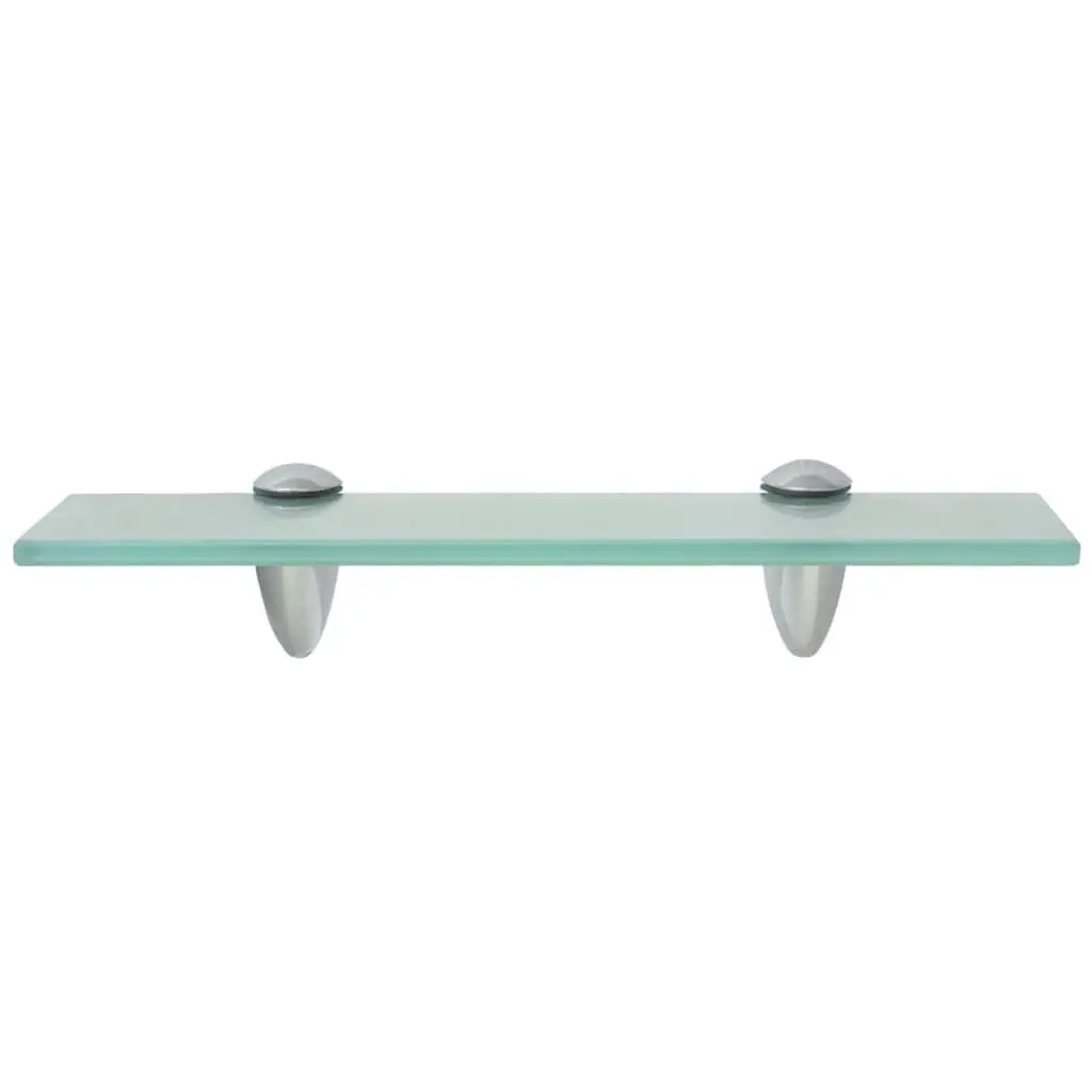 Floating Wall Shelf in Transparent Glass 30x20 cm