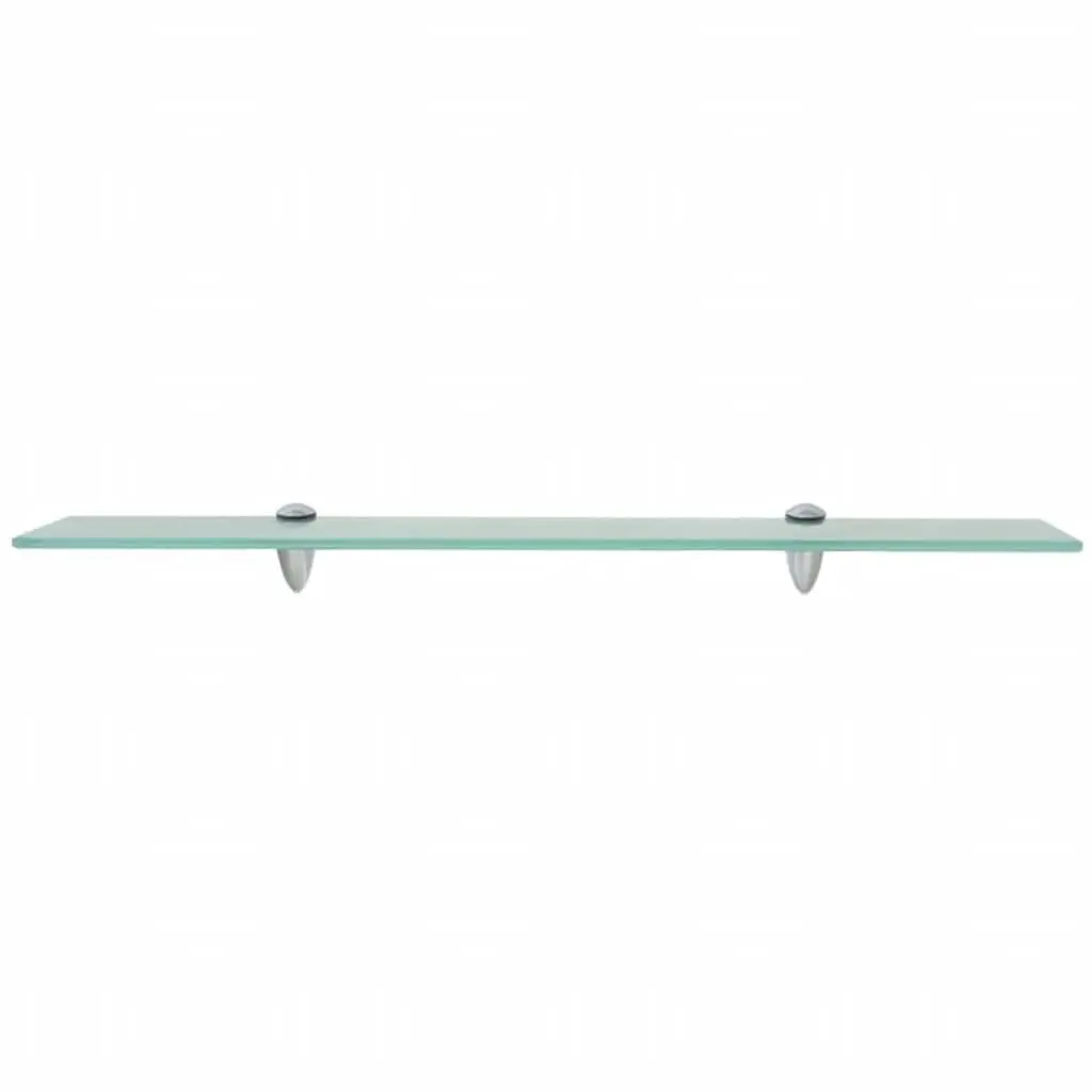 Floating Wall Shelf with Tempered Glass 70x20 cm