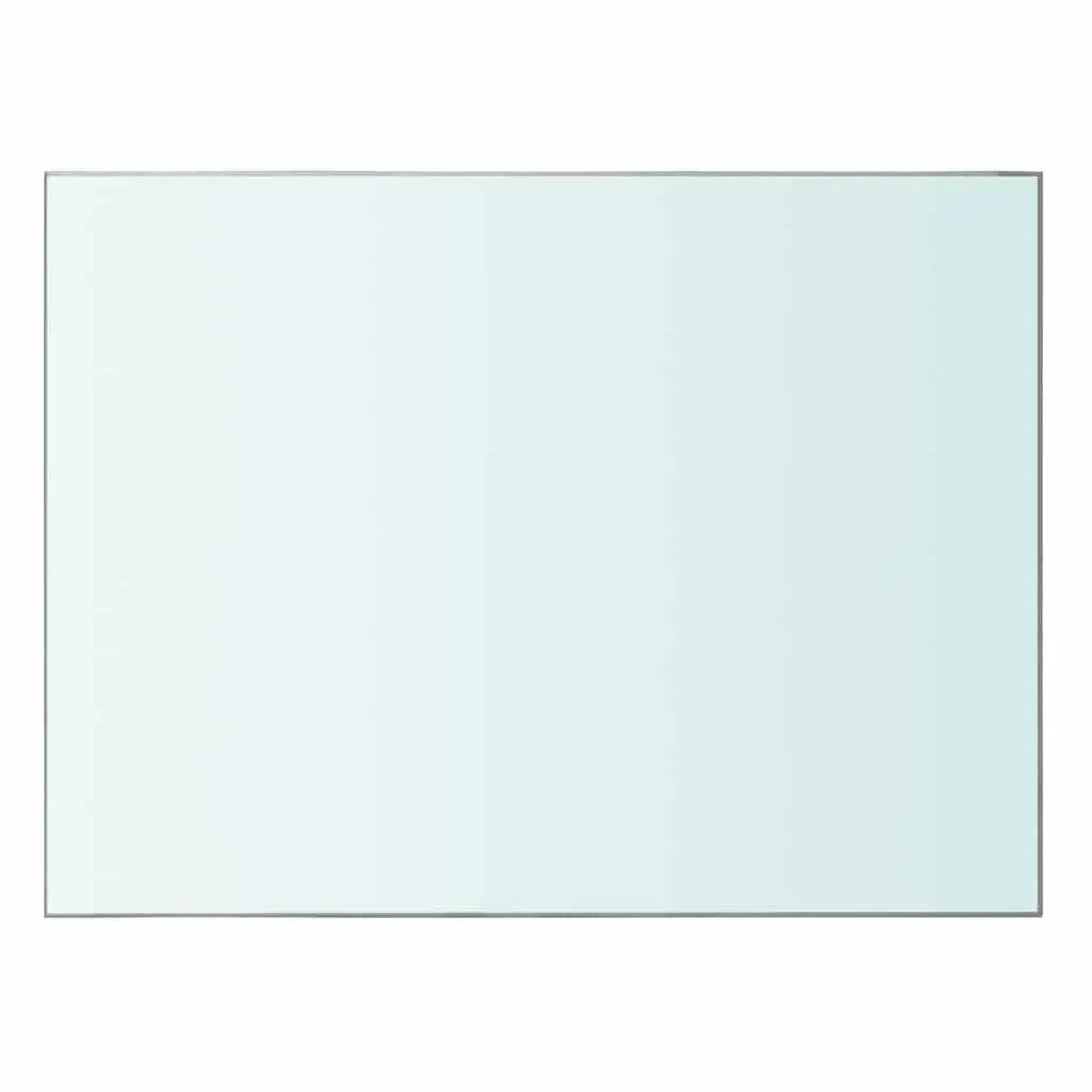 Tempered Glass Wall Mount Shelf Panel 40x30cm