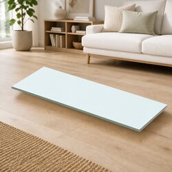 Clear Tempered Glass Shelf Panel for Wall Mounting 50x12cm