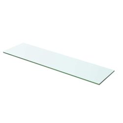 Premium Clear Glass Shelf Panel 60x12 cm for Display