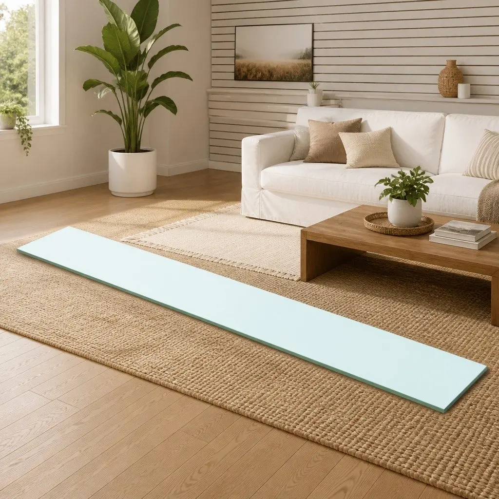 Glass Shelf Panel for Wall Mounting 100x15cm