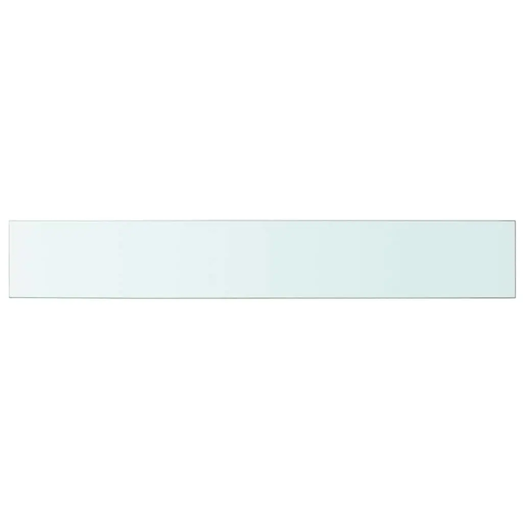 Glass Shelf Panel for Wall Mounting 100x15cm