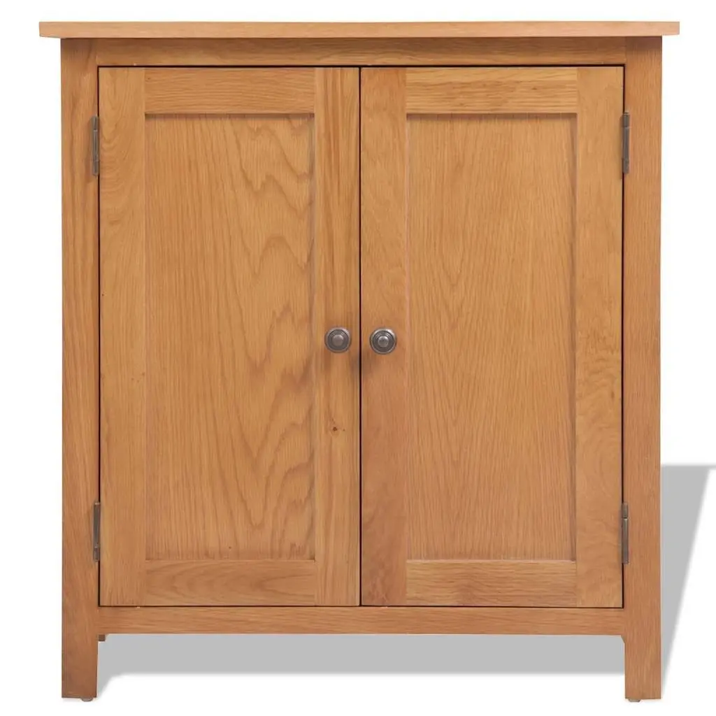 Solid Oak Wood Sideboard Storage Cabinet Living Room Dining Furniture Brown
