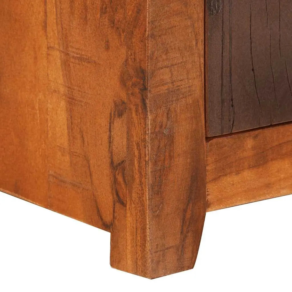 Bedside Table with Drawer and Cabinet Storage
