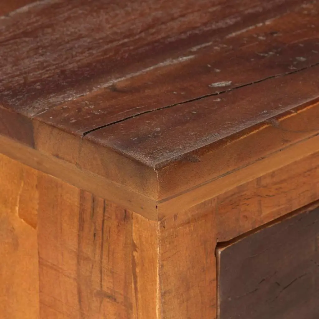 Bedside Table with Drawer and Cabinet Storage
