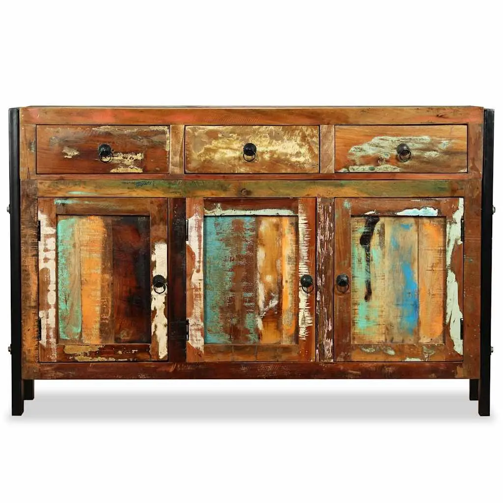 Sideboard Solid Reclaimed Wood 120x35x76cm Brown