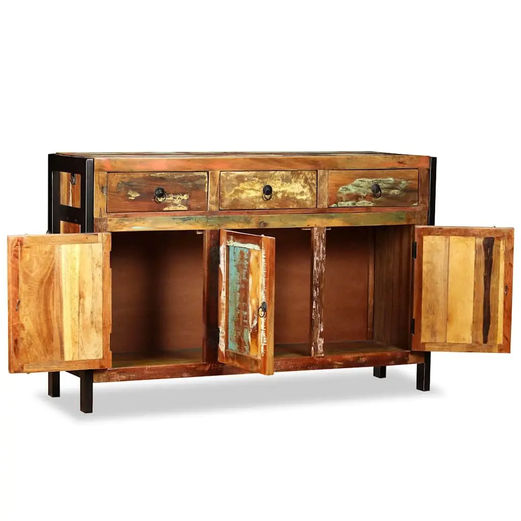 Sideboard Solid Reclaimed Wood 120x35x76cm Brown