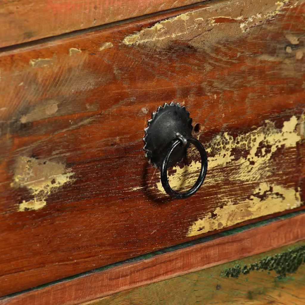 Sideboard Solid Reclaimed Wood 120x35x76cm Brown