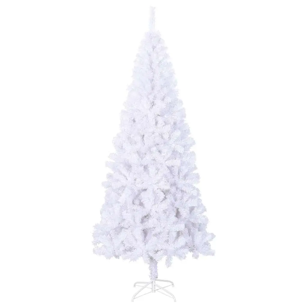 White Artificial Christmas Tree 240cm with 1300 Branch Tips