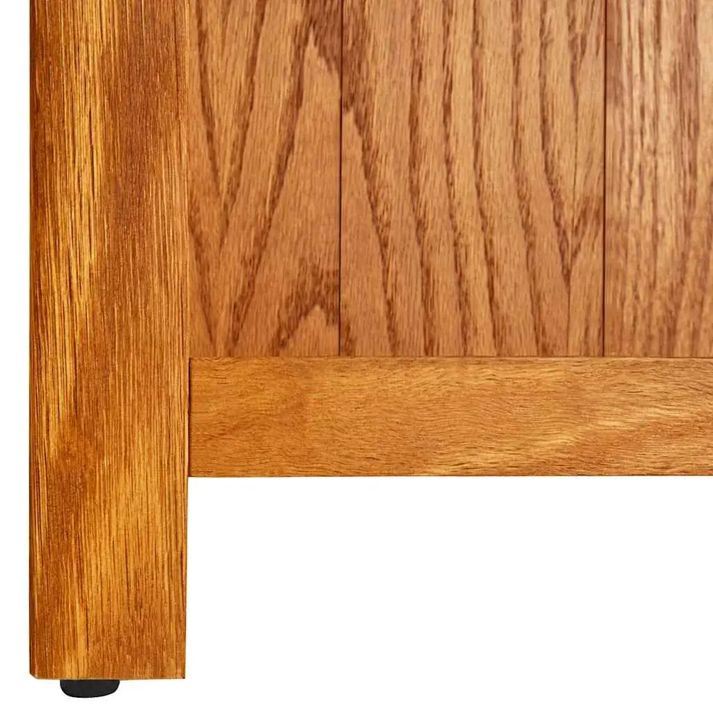 3-Tier Wooden Bookcase Oak 70x22.5x82cm Brown