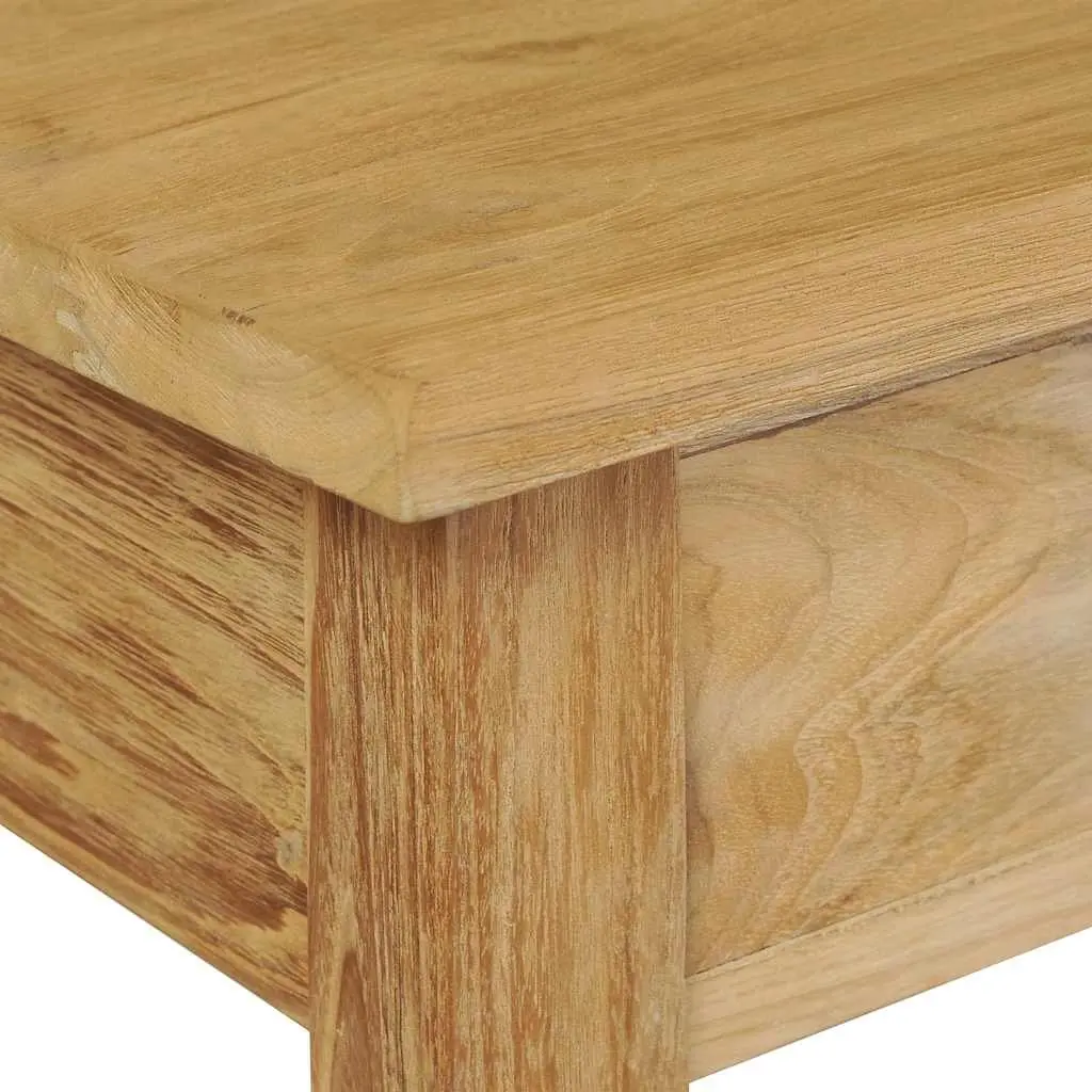 Colonial Style Console Table with 2 Drawers in Solid Teak