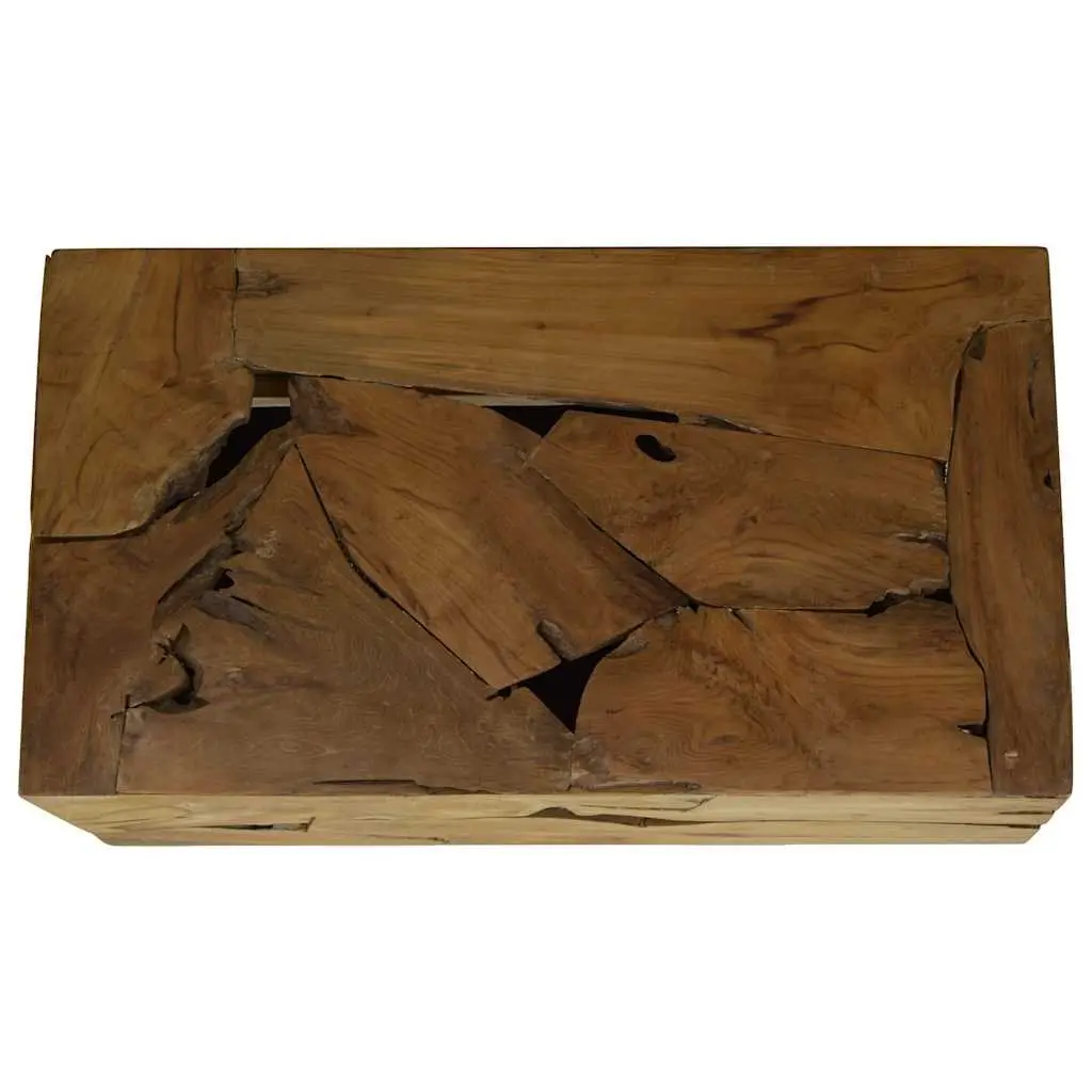 Coffee Table Handmade Wood 90x50x30 cm Brown