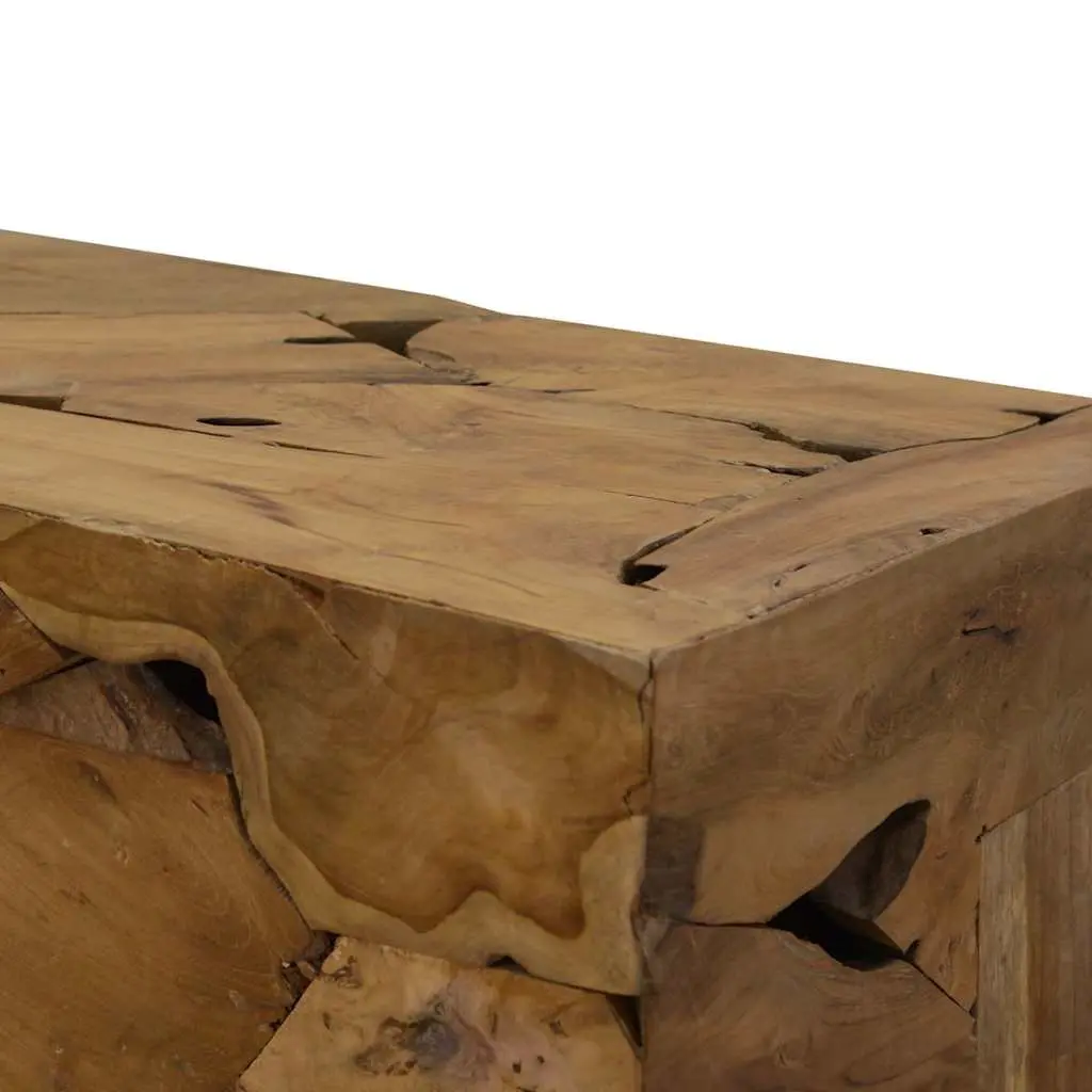 Coffee Table Handmade Wood 90x50x30 cm Brown