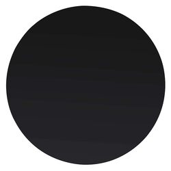 400mm Black Round Tempered Glass Table Top for Dining