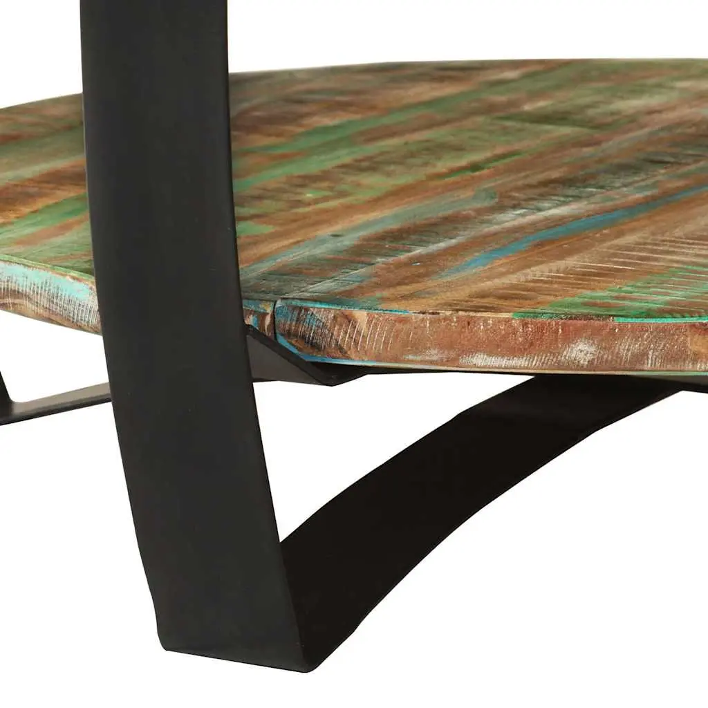 Coffee Table 65 cm Handmade Solid Reclaimed Wood Industrial Vintage Style