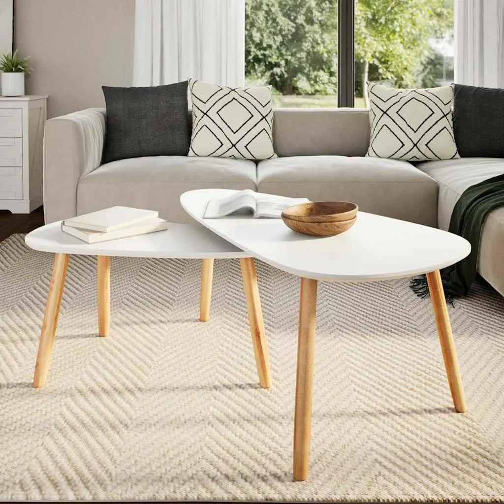Scandinavian Coffee Table Set for Living Room