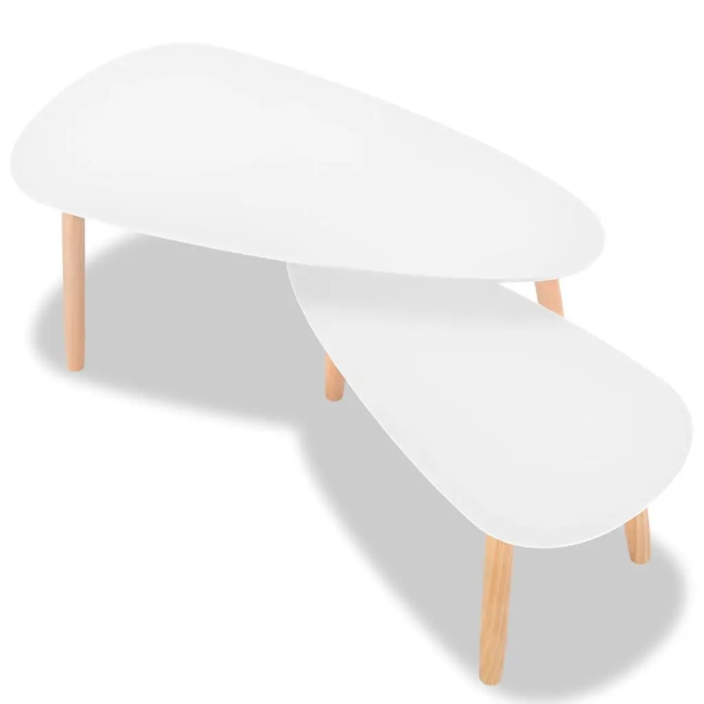 Scandinavian Coffee Table Set for Living Room