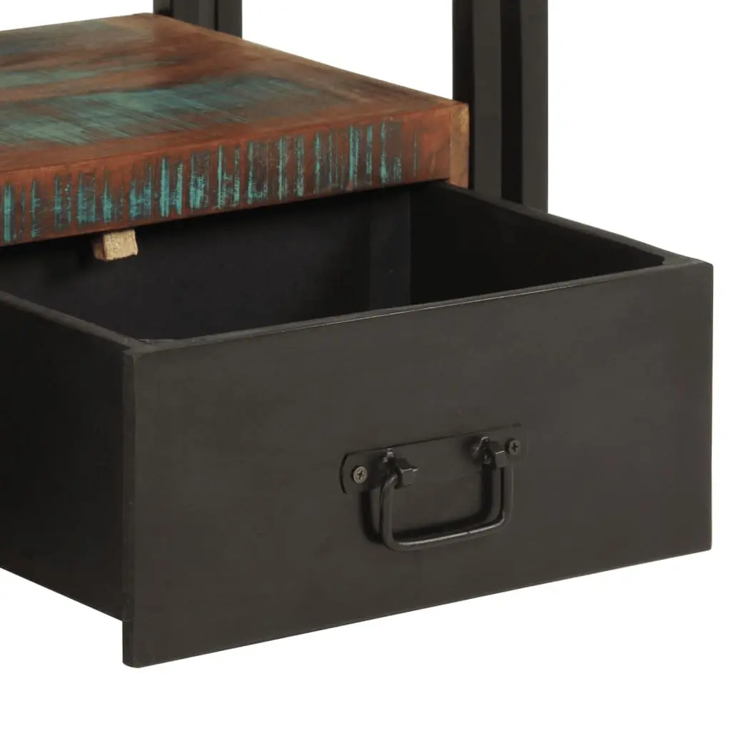 Industrial-Style TV Cabinet with Antique Drawers