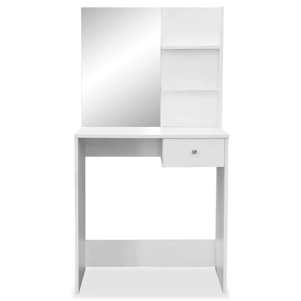 White Dressing Table with Ample Storage Solutions