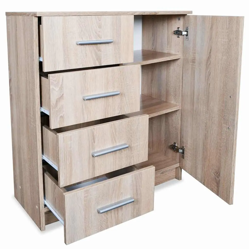Sideboard Storage Cabinet with 4 Drawers