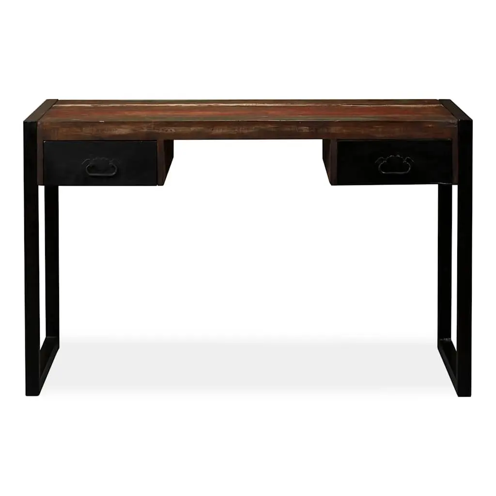Desk Solid Reclaimed Wood 120x50x76cm Multicolour