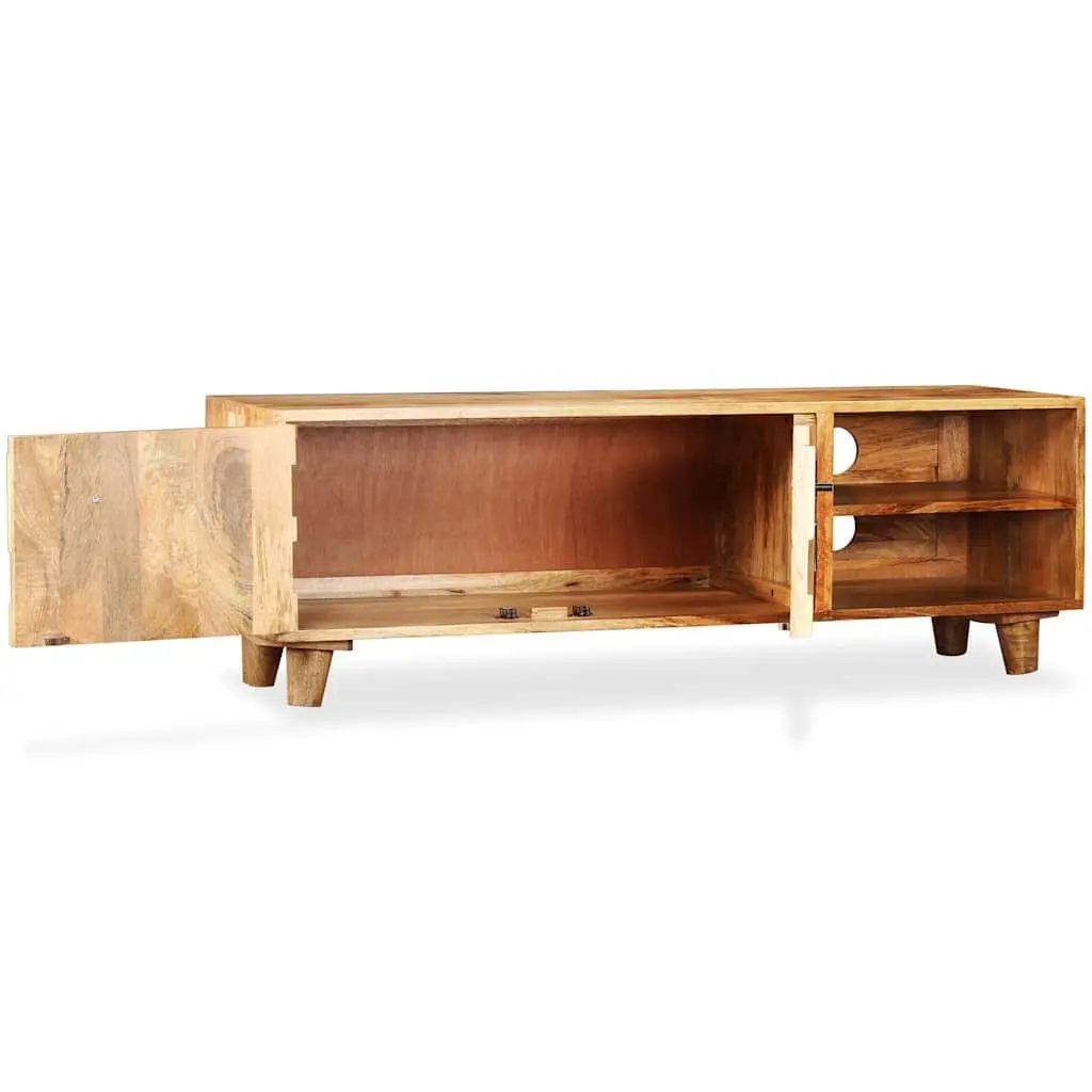 TV Cabinet Solid Mango Wood 118x35x40cm Brown