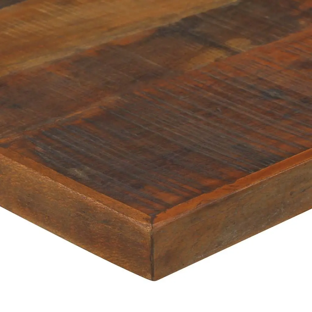 7-Piece Industrial Retro Bar Set with Reclaimed Wood