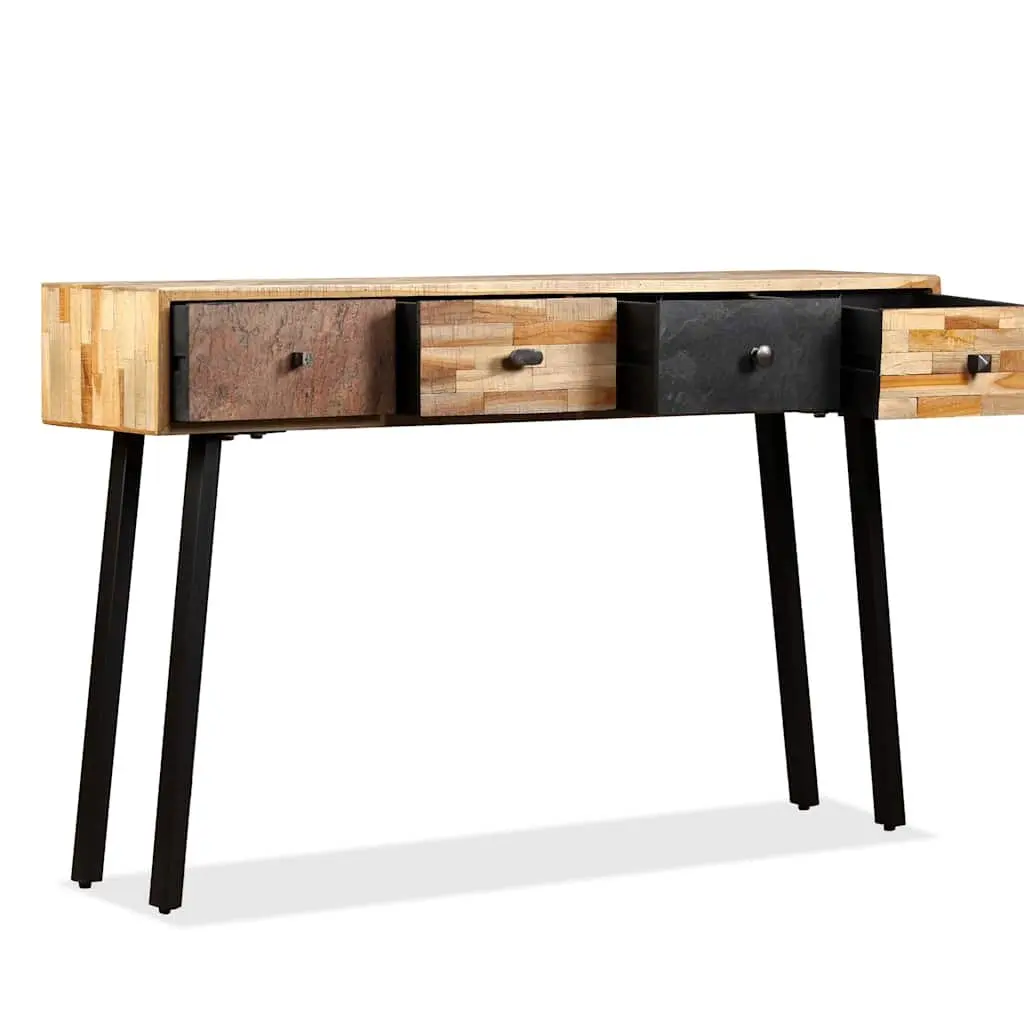 Vintage Console Table 120x30x76cm Solid Reclaimed Teak