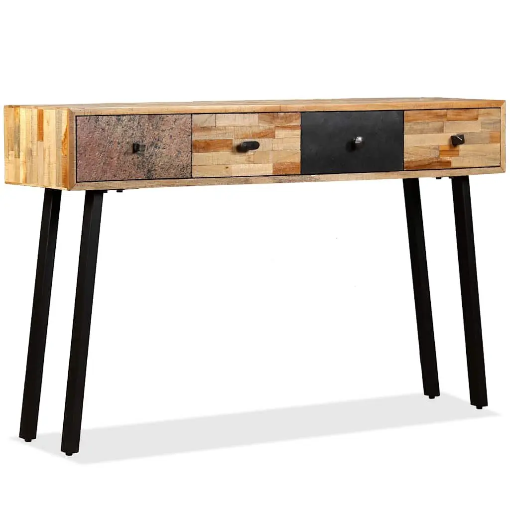 Vintage Console Table 120x30x76cm Solid Reclaimed Teak