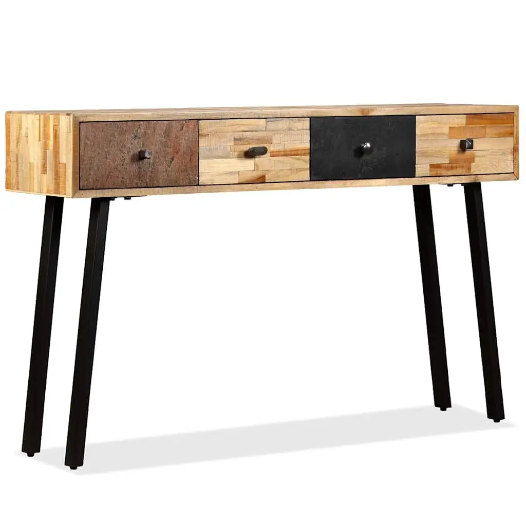 Vintage Console Table 120x30x76cm Solid Reclaimed Teak