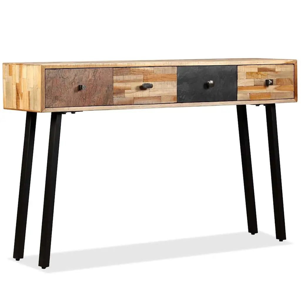 Vintage Console Table 120x30x76cm Solid Reclaimed Teak