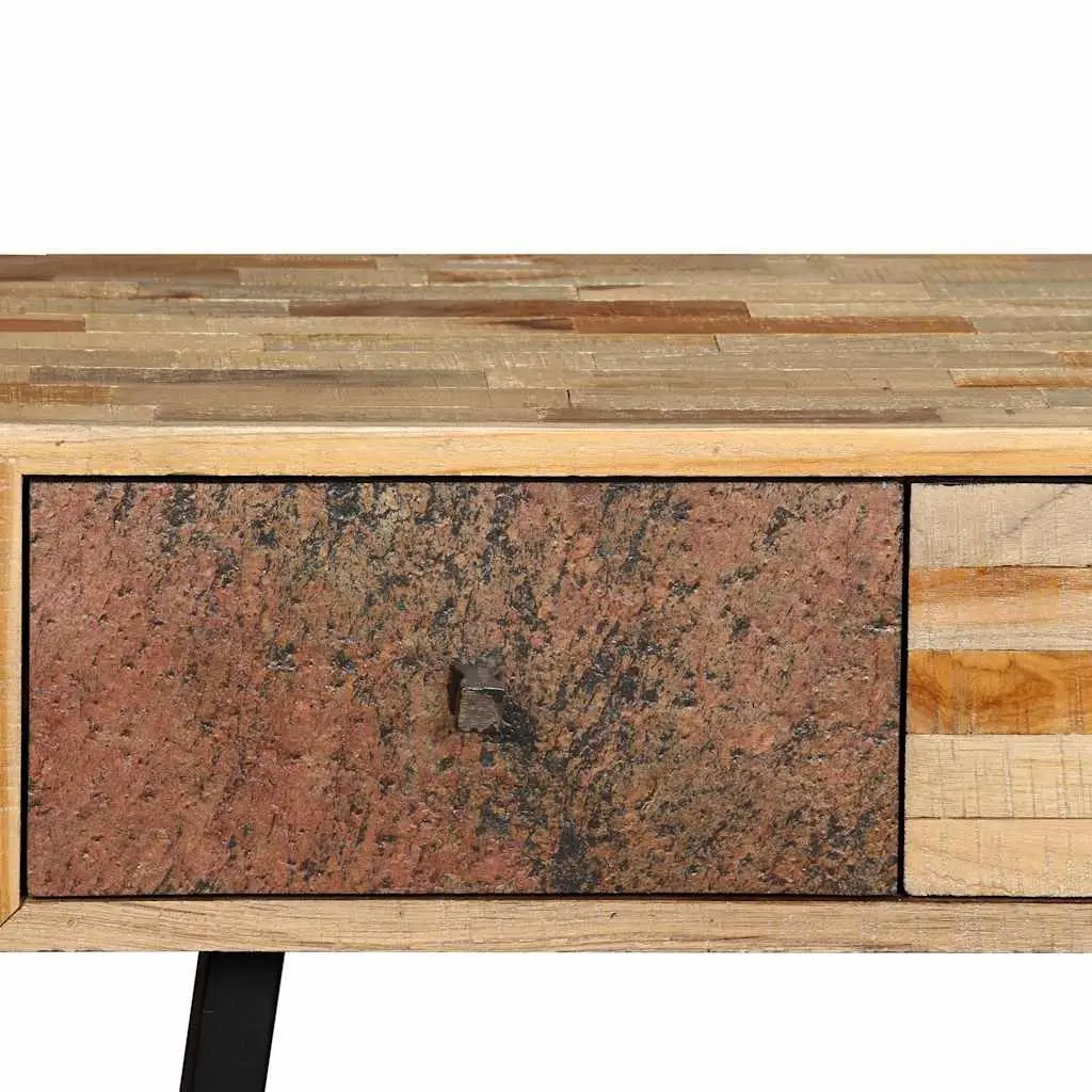 Vintage Console Table 120x30x76cm Solid Reclaimed Teak